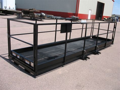 man basket for skid steer|work platform man basket.